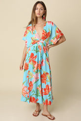 Betty Floral Wrap Maxi Dress