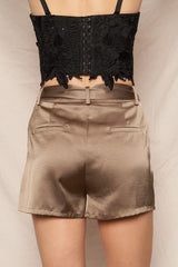 Elizabeth Satin shorts