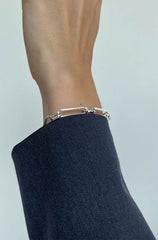 OVAL LINK CHAIN BRACELET