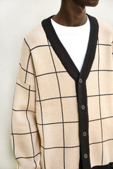 GRID CARDIGAN
