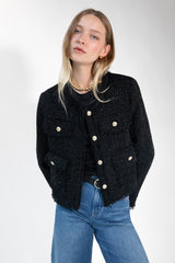 CROPPED TWEED JACKET