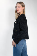 CROPPED TWEED JACKET
