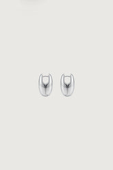 ELONGATED DISC EARRINGS