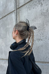 HAIR TIE WITH OVERSIZED BOW