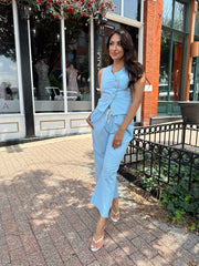 Hudson Blue Vest and Pant Set