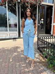 Hudson Blue Vest and Pant Set
