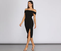 Kate Formal Crepe Midi Dress