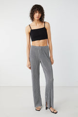 HOUNDSTOOTH PLEATED PANT