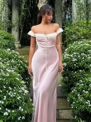 Satin French Bubble Tank Short Dress Women Lacing Retro Sexy Sweet Strap Slim A-Line Mini Dress Summer Clothes For Female