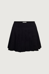 MINI PLEATED SUITING SKIRT