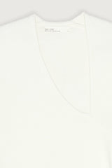 CUT-OUT NECK LONG SLEEVE TOP