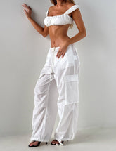 VIOLETTE PANT - WHITE