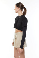 LAYERED TEE AND LONG SLEEVE TOP