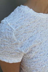 CRINKLED TEXTURE TSHIRT