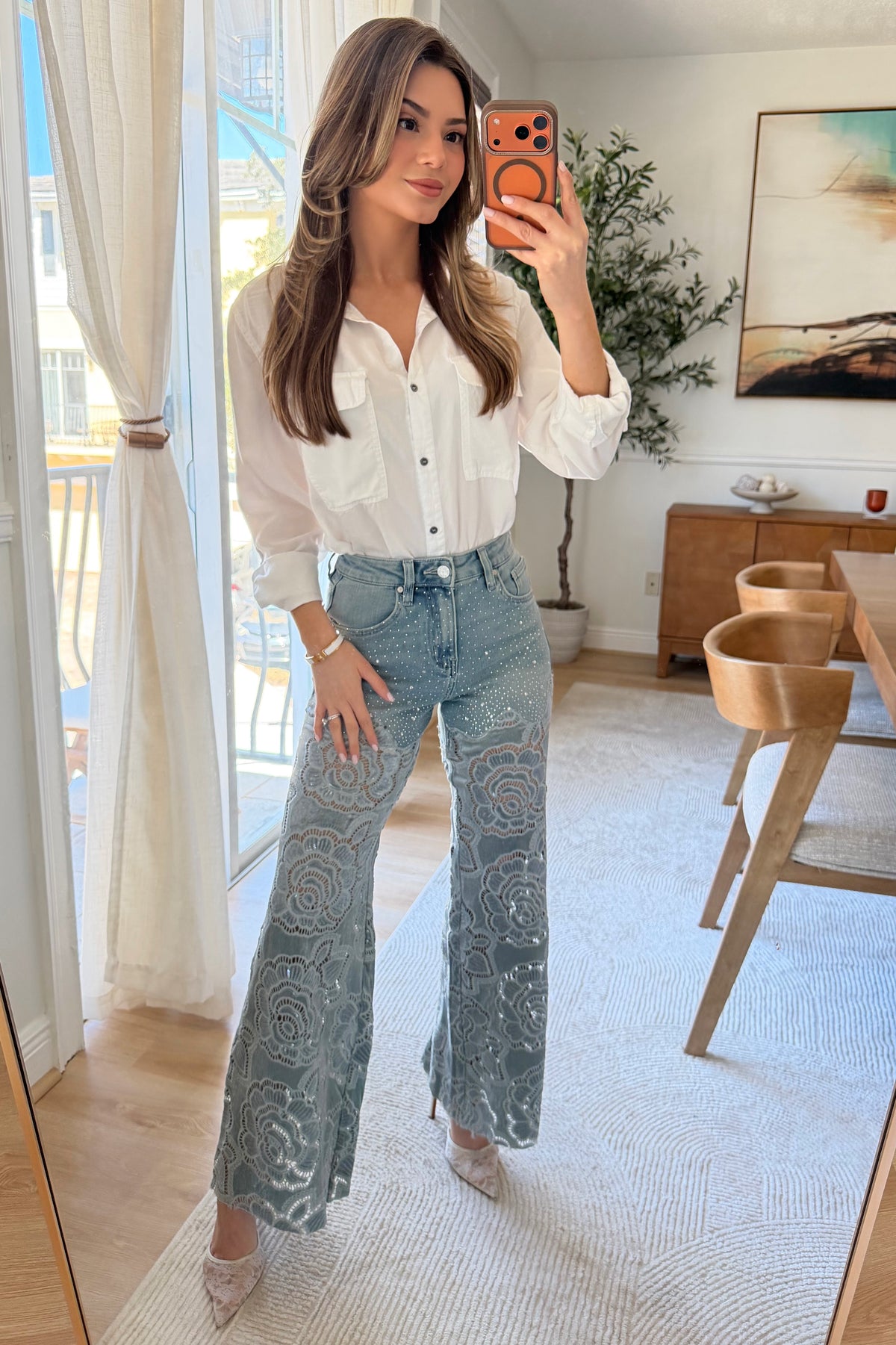 Brianna Button down top - Restock