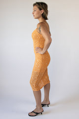 Sequin Boucle Cami Midi Dress