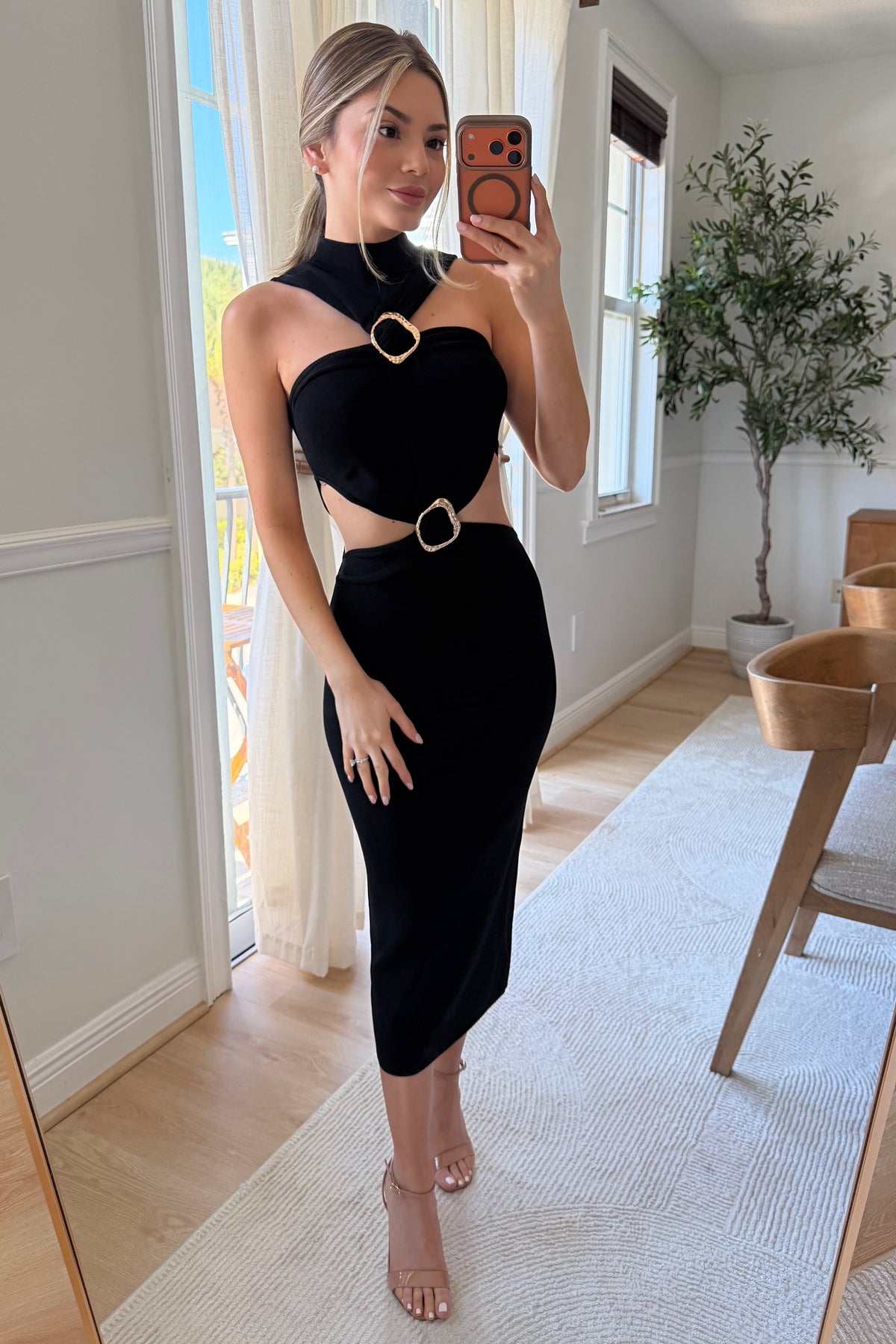 Gia Cutout midi