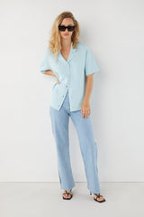 OVERSIZED COLLARED CARDIGAN
