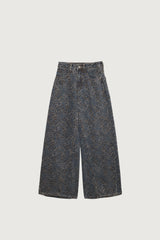 LEOPARD PRINT DENIM