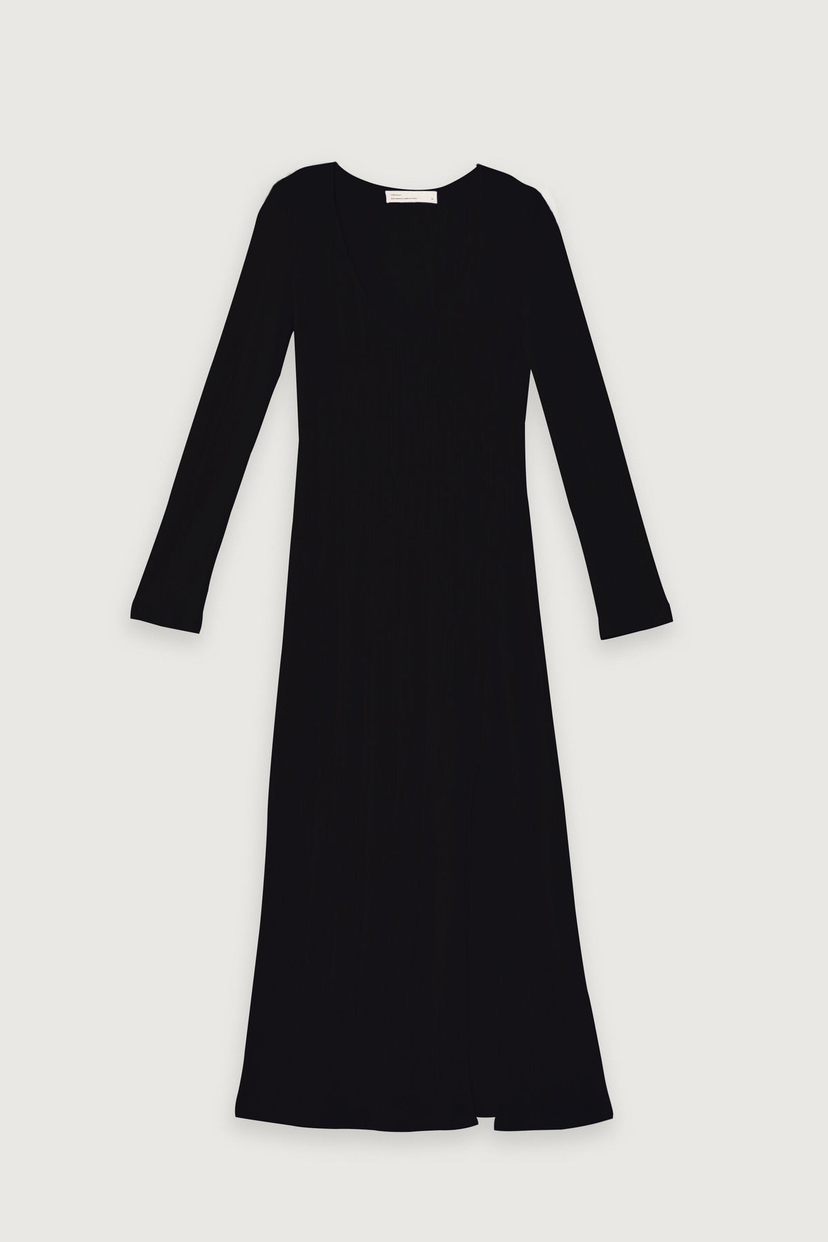 HIGH FRONT SLIT MIDI DRESS