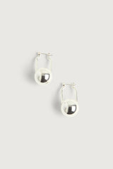 BALL HOOP EARRINGS