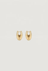 ELONGATED DISC EARRINGS