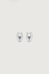 ELONGATED DISC EARRINGS