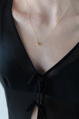 BEAN PENDANT NECKLACE