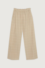 GRID PRINT PANT