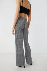 HOUNDSTOOTH PLEATED PANT