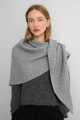 KNIT SHAWL SCARF