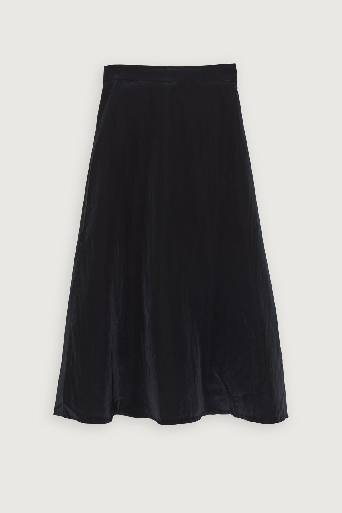 NYLON MIDI SKIRT