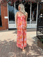 Verity Floral Sweetheart Maxi Dress