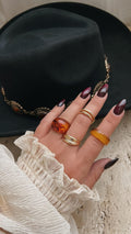 Sienna Four Piece Ring Set - Gold